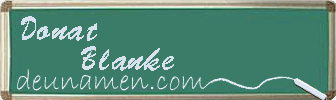 Donat Blanke Visitenkarte